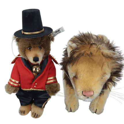 Steiff Circus Ringmaster and Lowe Lion Replica - Estate Fresh Austin