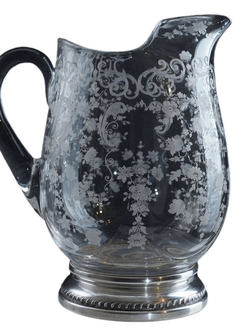 Sterling Mounted Cambridge Chantilly Water pitcher - Estate Fresh Austin