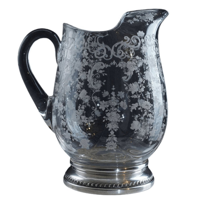 Sterling Mounted Cambridge Chantilly Water pitcher - Estate Fresh Austin