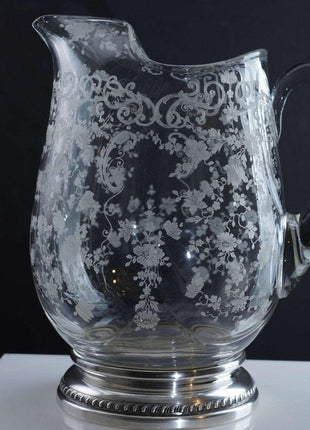 Sterling Mounted Cambridge Chantilly Water pitcher - Estate Fresh Austin