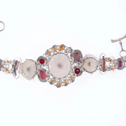 Sterling Multi-Gemstone bracelet - Estate Fresh Austin