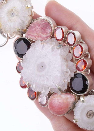 Sterling Multi - Gemstone bracelet - Estate Fresh Austin