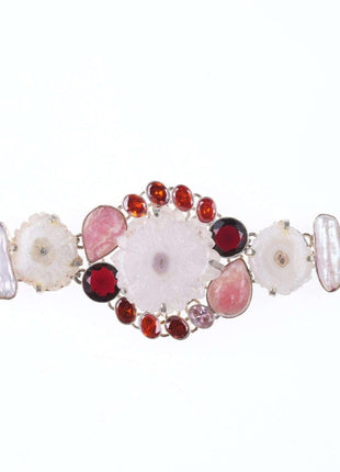 Sterling Multi - Gemstone bracelet - Estate Fresh Austin