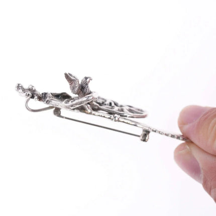 Sterling Native American Kachina Pendant/pin - Estate Fresh Austin