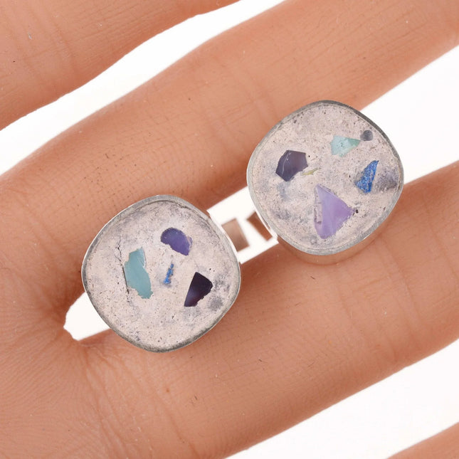 Sterling Paul Harrie "Tectonic" Series Style cufflinks - Estate Fresh Austin