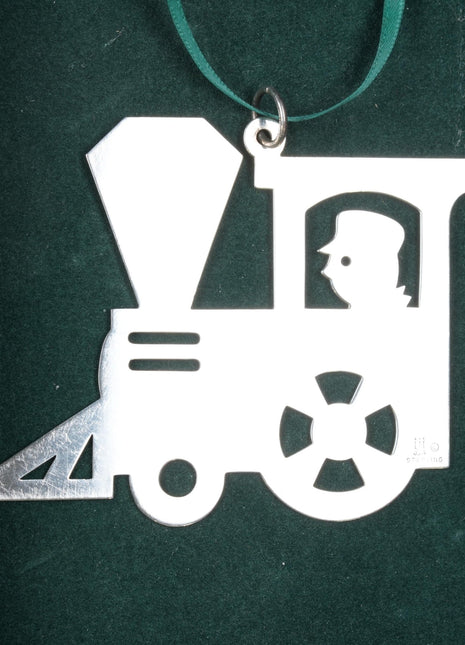 Sterling Retired James Avery Train Christmas ornament - Estate Fresh Austin