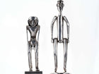 Sterling Reverse ed New Guinea Tribal HeadHunter Couple - Estate Fresh Austin