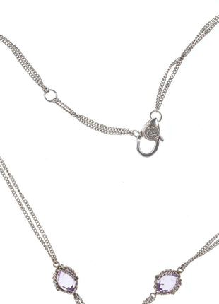 Sterling silver crystal necklace - Estate Fresh Austin