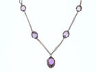 Sterling silver crystal necklace - Estate Fresh Austin
