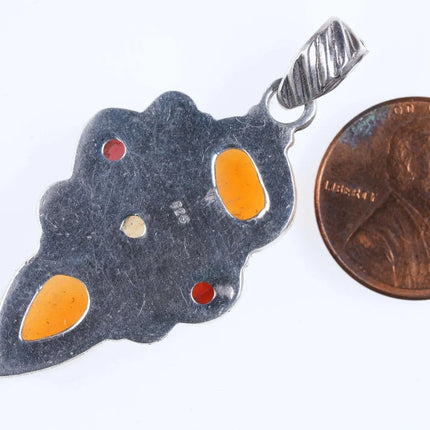 Sterling silver Gem-set pendant - Estate Fresh Austin