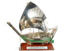 Sterling Silver Ship Commemorating 20th Year of GAOCMAO Gulf Area Oil Companies - Estate Fresh Austin