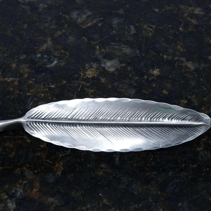 Sterling Stuart NYE Feather Brooch Handmade pin - Estate Fresh Austin