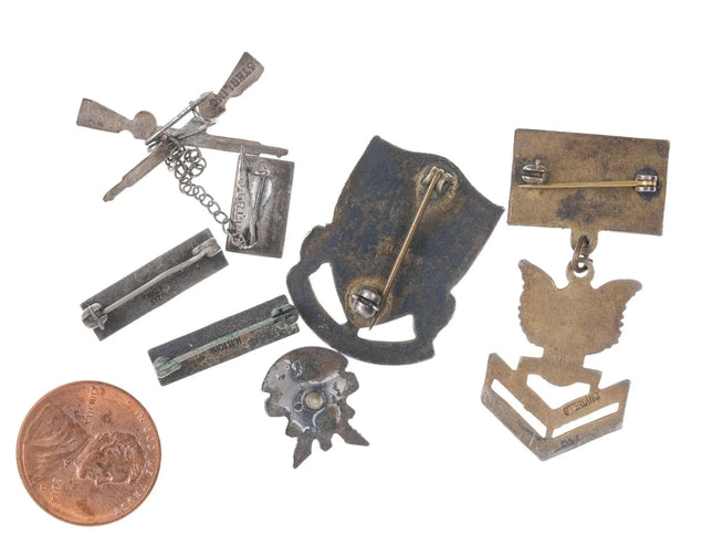 Sterling WW2 USN/Air force pins - Estate Fresh Austin
