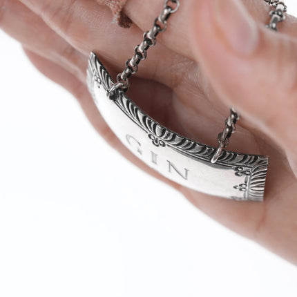 Stieff Sterling Williamsburg Restoration Gin liquor tag - Estate Fresh Austin