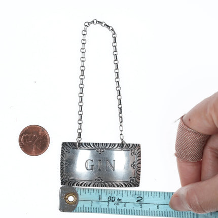 Stieff Sterling Williamsburg Restoration Gin liquor tag - Estate Fresh Austin
