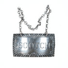 Stieff Sterling Williamsburg Restoration Scotch liquor tag - Estate Fresh Austin