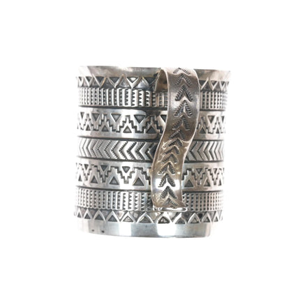 Sunshine Reeves Navajo heavily stamped sterling baby cup/small mug b - Estate Fresh Austin