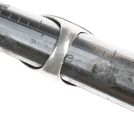 sz10 60's-70's Zuni sterling turquoise and shell channel inlay ring - Estate Fresh Austin