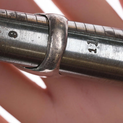 sz10 Large Native American sterling and turquoise ring - Estate Fresh Austin