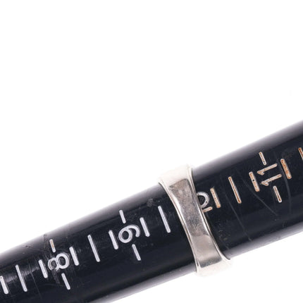 Sz10 Native American Sterling and turquoise channel inlay ring - Estate Fresh Austin