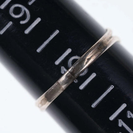 sz10 Retro Southwestern Sterling/turquoise ring - Estate Fresh Austin