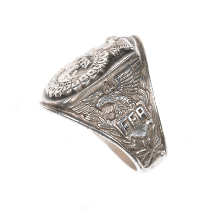 sz10 Vintage FFA Future Farmers of America Sterling ring Balfour - Estate Fresh Austin