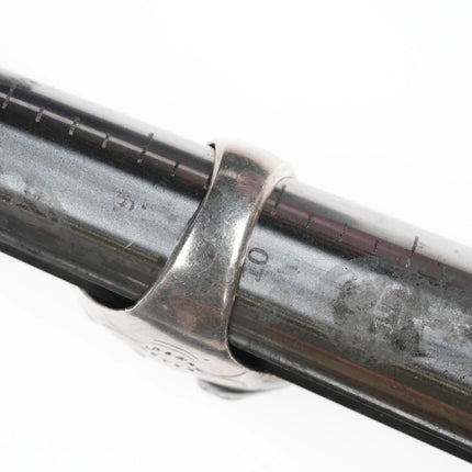 sz10 Vintage Zuni silver turquoise channel inlay nugget ring - Estate Fresh Austin