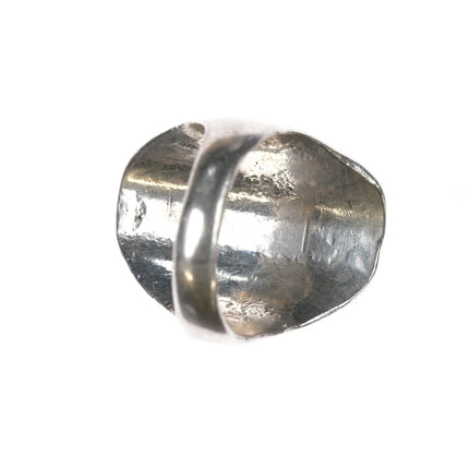 sz10.25 1970's Navajo Sterling, turquoise and coral ring - Estate Fresh Austin