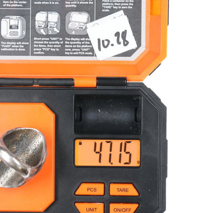 sz10.25 Huge Vintage pyrite turquoise Native American sterling ring - Estate Fresh Austin