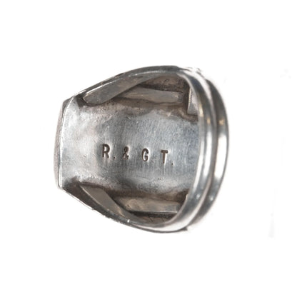 sz10.5 Richard and Geneva Terraza Zuni sterling cobblestone ring - Estate Fresh Austin