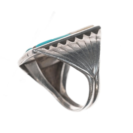 sz10.5 Richard and Geneva Terraza Zuni sterling cobblestone ring - Estate Fresh Austin