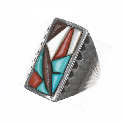 sz10.5 Richard and Geneva Terraza Zuni sterling cobblestone ring - Estate Fresh Austin