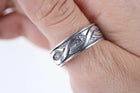 sz10.5 Swedish Catwalk sterling ring - Estate Fresh Austin
