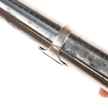 sz10.5 Vintage Native American silver Overlay style ring - Estate Fresh Austin