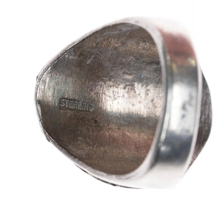 sz10.75 DP ZuniVintage Native American sterling turquoise ring - Estate Fresh Austin