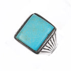 sz10.75 Vintage Native American silver and turquoise ring - Estate Fresh Austin