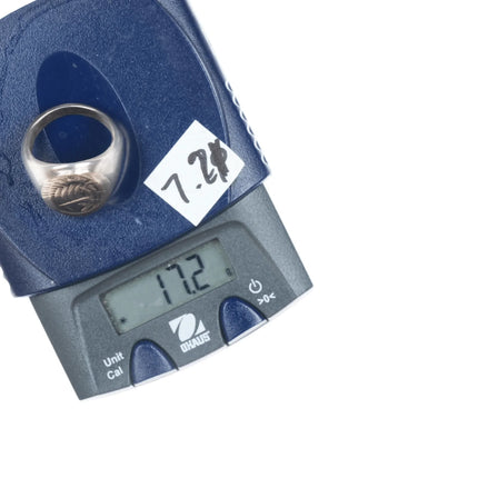 Sz11 Calvin Peterson Navajo sterling/14k ring - Estate Fresh Austin