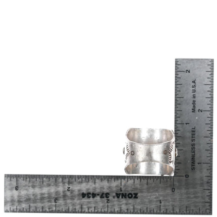 sz11.25 La Rose Ganadonegro Navajo Sterling and turquoise ring - Estate Fresh Austin