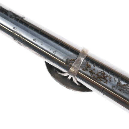 sz11.25 Vintage Native American silver and chrysocolla ring - Estate Fresh Austin