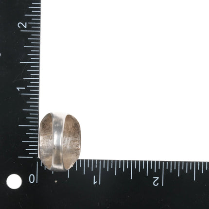 sz11.5 Vintage Native American silver/turquoise bear paw ring - Estate Fresh Austin