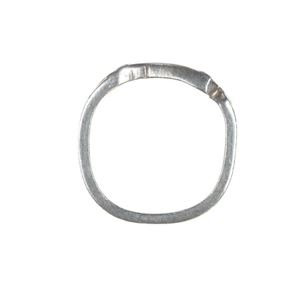 sz11.75 Retro Barnes Sterling/14k freeform modernist ring - Estate Fresh Austin