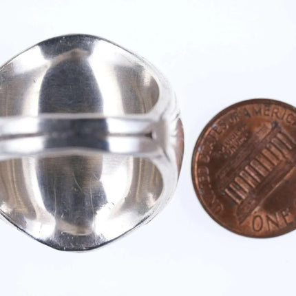 sz12 Navajo Sterling silver Eagle ring - Estate Fresh Austin