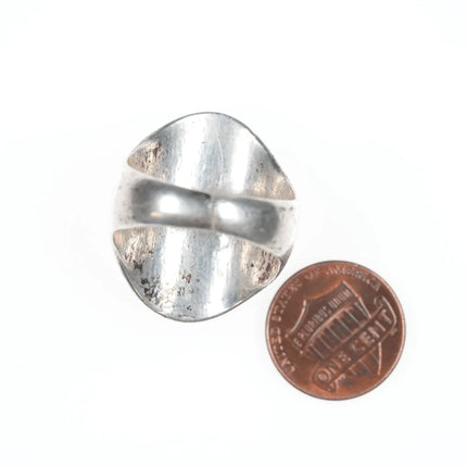 sz12 Vintage Native American silver multi-stone inlaid ring - Estate Fresh Austin