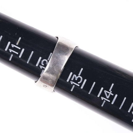 sz12.5 Vintage Navajo Sterling - Turquoise and coral ring - Estate Fresh Austin