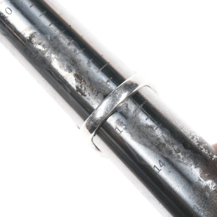 sz12.75 Zuni Dan Simplicio(1917-1969) Large waterweb turquoise ring - Estate Fresh Austin