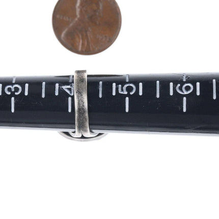 sz4 40's-50's Vintage Navajo Sterling and turquoise ring - Estate Fresh Austin