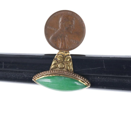 sz4 Antique Chinese 18k Jadeite ring - Estate Fresh Austin