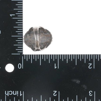 sz4 c1940's Navajo high grade turquoise sterling ring - Estate Fresh Austin