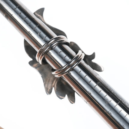 sz4 retro Southwestern Modernist sterling and lapis ring - Estate Fresh Austin