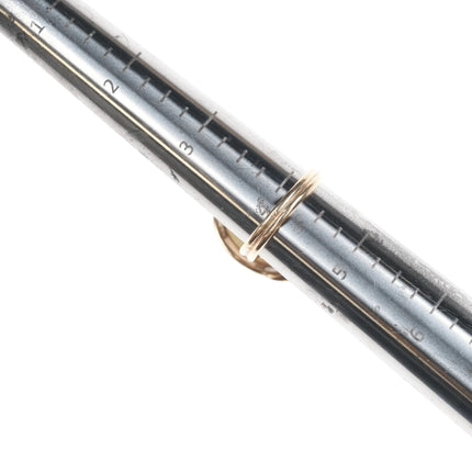 sz4.25 14k Ming's of Hawaii Jadeite ring - Estate Fresh Austin